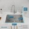 Elkay 18 Gauge SS 25" x 22" x 9" Single Bowl Dual Mount Sink Kit with Filtered Beverage Faucet ECTSR25229TFGB - alternate 5